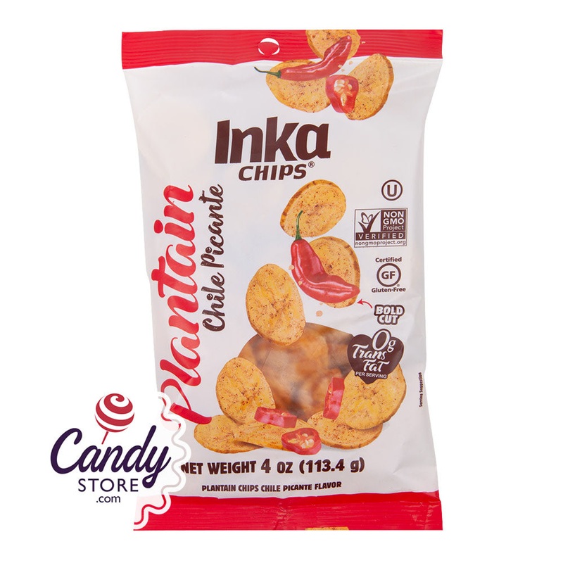 Inka Chile Picante Plantain Chips 4oz Pouch – 12ct
