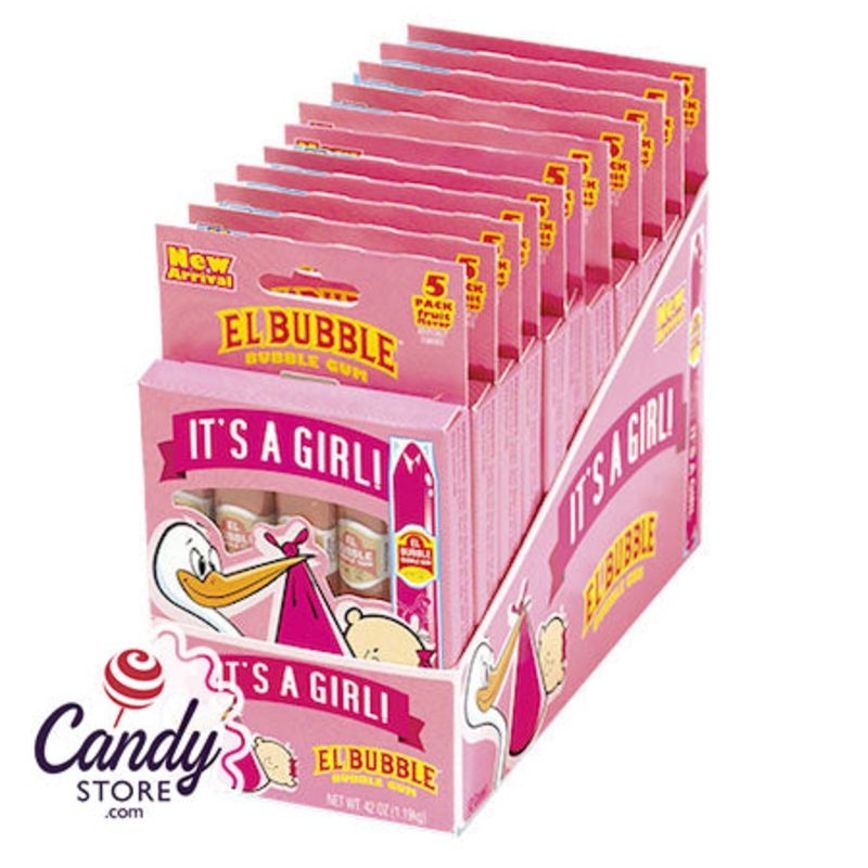 It’s A Girl 5pk Bubble Gum Cigars – 12ct
