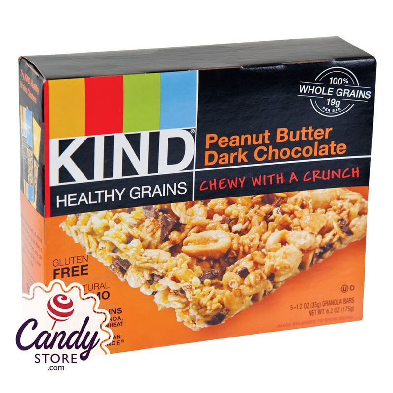 Kind Bars Peanut Butter Dark Chocolate Granola Bars 5-Piece 6.2oz Box – 8ct