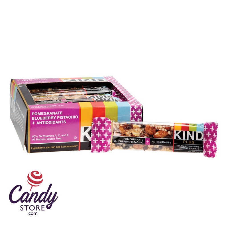Kind Bars Pomegranate Blueberry Pistachio Plus Antioxidants 1.4oz – 12ct