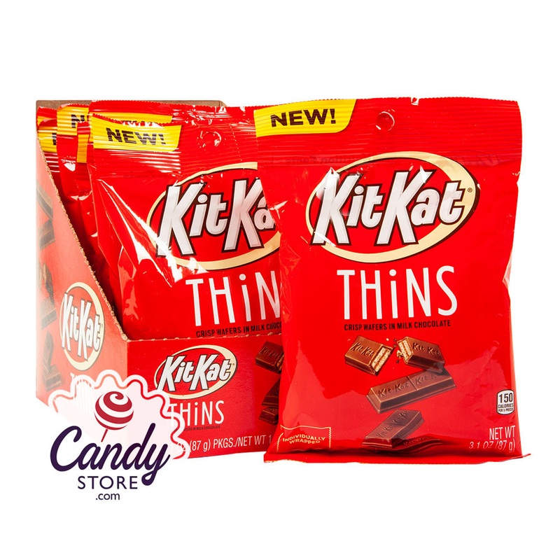 Kit Kat Thins Milk Chocolate – 16ct Peg Bags