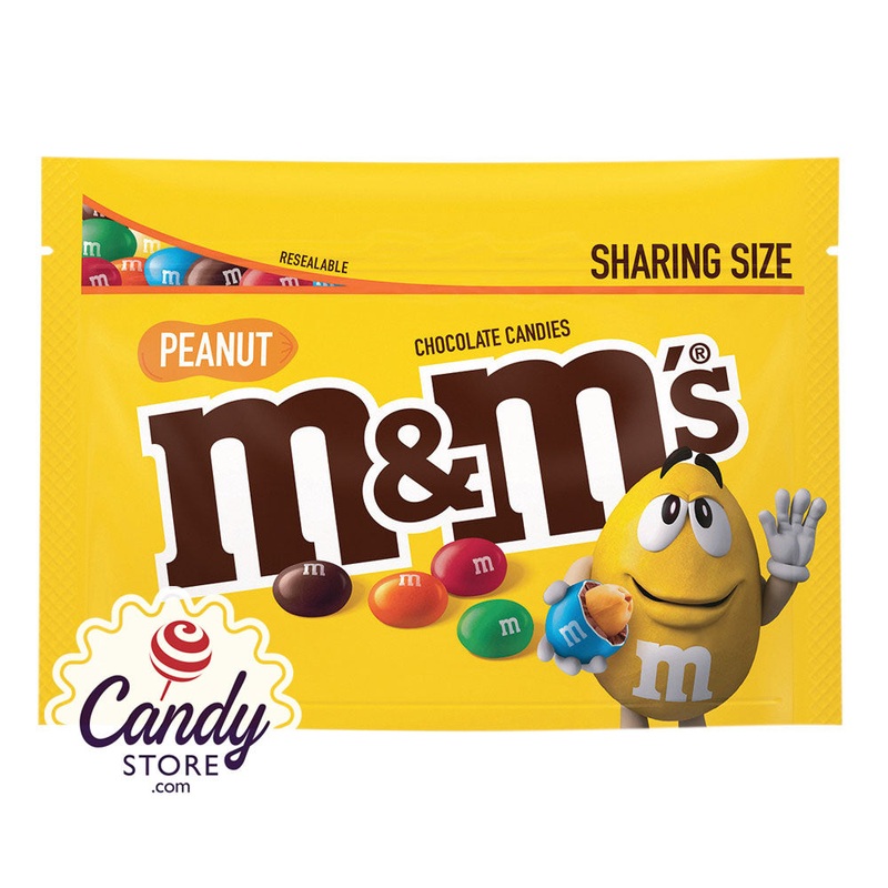 M&M’s Peanut Candy Sharing Size – 12ct