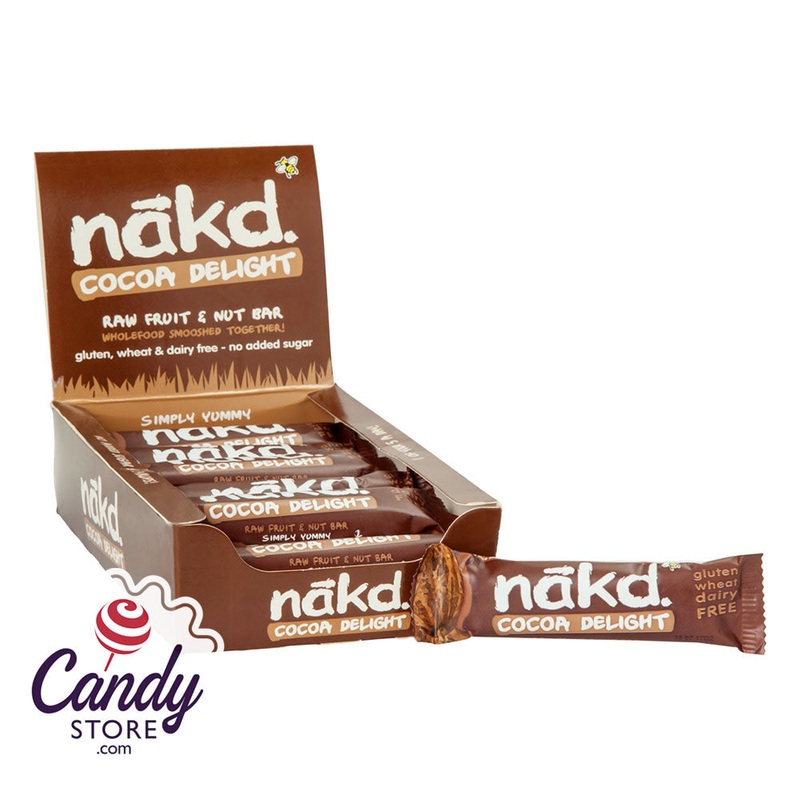 Nakd Cocoa Delight Real Fruit And Nut Bar 1.24oz – 18ct