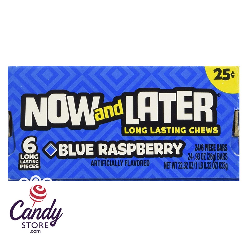 Now & Later Blue Raspberry – 24ct