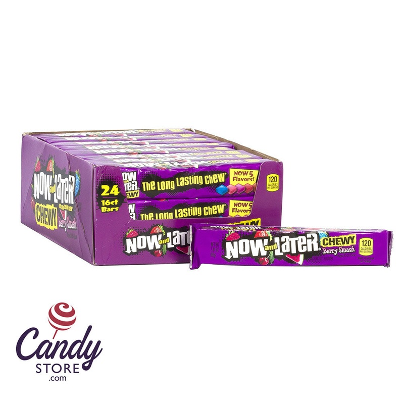 Now & Later Chewy Berry Smash 2.44oz – 24ct