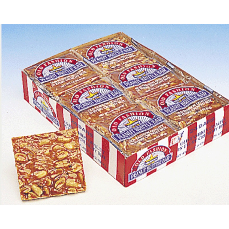 Peanut Brittle Square Bars 1.8oz – 24ct box