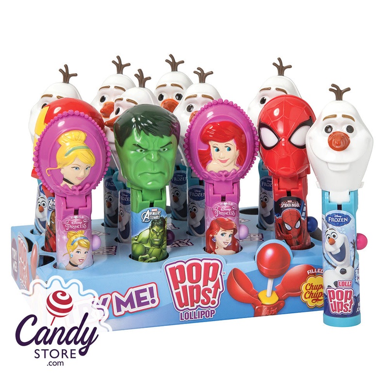 Pop Ups Frozen, Princess, Avengers Candy – 12ct
