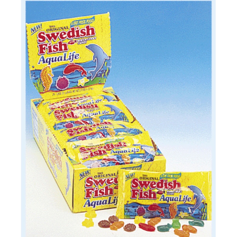 Swedish Fish Aqua Life 1.8oz – 24ct