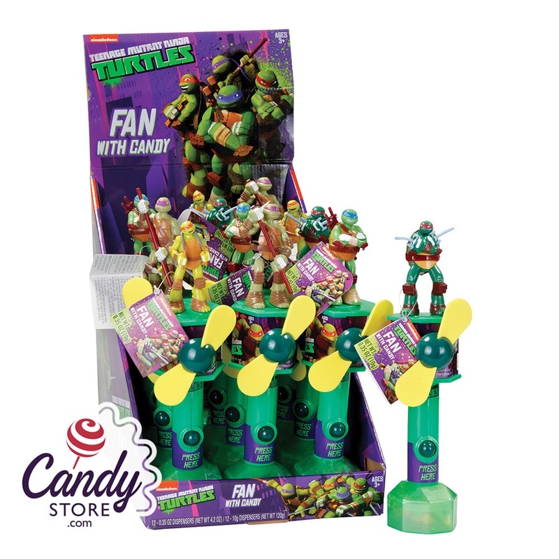 Teenage Mutant Ninja Turtles Candy Fan 0.35oz – 12ct