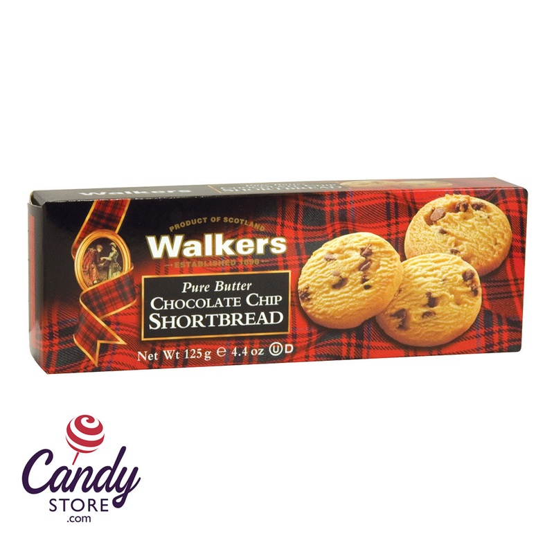 Walkers Shortbread Chocolate Chip Cookies 4.4oz Box – 12ct