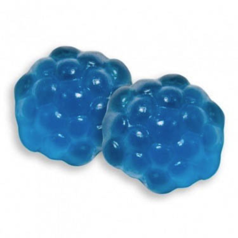 Blue Raspberry Gummi Candy Berries – 5lb