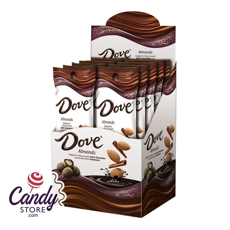 Dove Dark Chocolate Cinnamon Dusted Almonds 1.6oz – 10ct