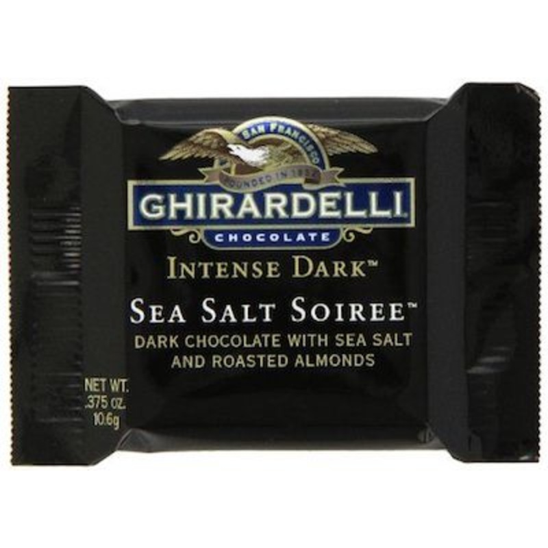 Ghirardelli Intense Dark Chocolate Sea Salt Soiree Squares – 540ct