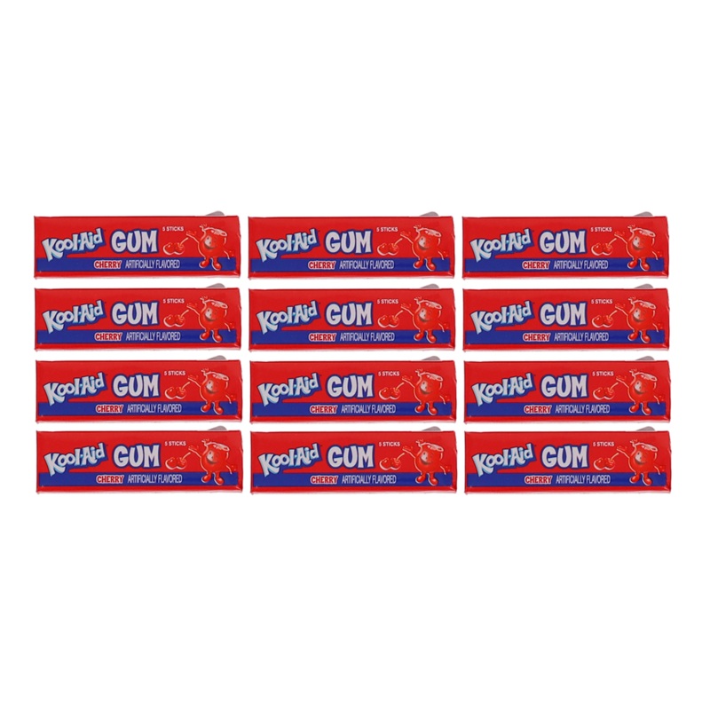 Kool-Aid Gum – Cherry (Pack of 12)
