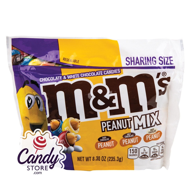 M&M’s Peanut Mix 8.3oz Pouch – 8ct
