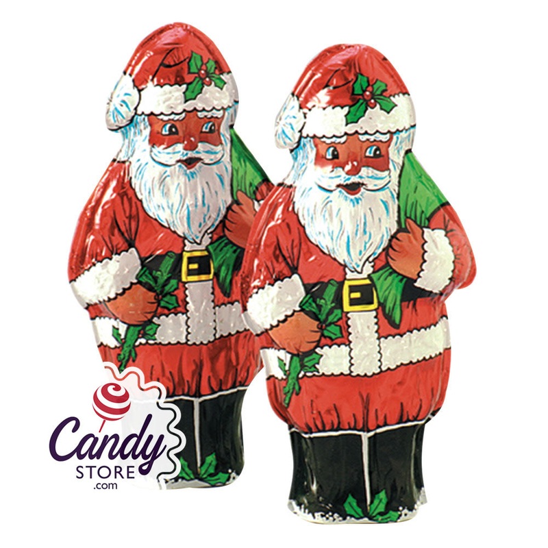 Madelaine Milk Chocolate Semi Solid Santa 8oz – 12ct