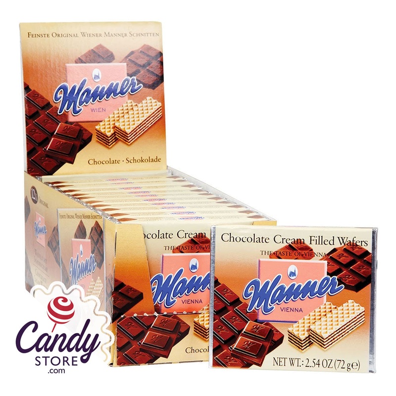 Manner Chocolate Cream-Filled Wafers – 12ct
