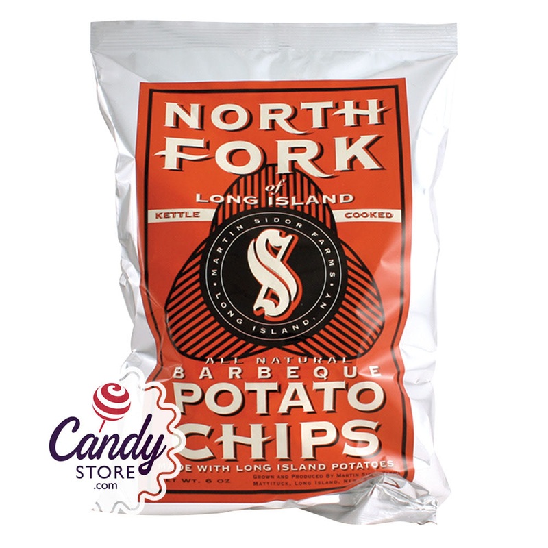 North Fork Bbq Potato Chips 6oz Bags – 12ct