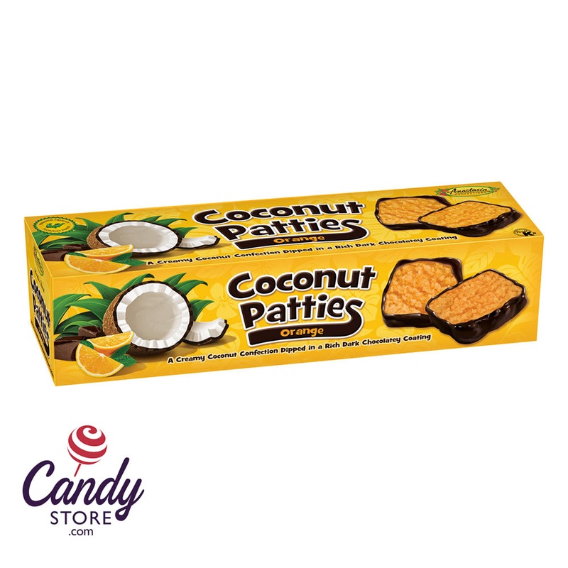 Orange Coconut Patties Box Anastasia – 12ct