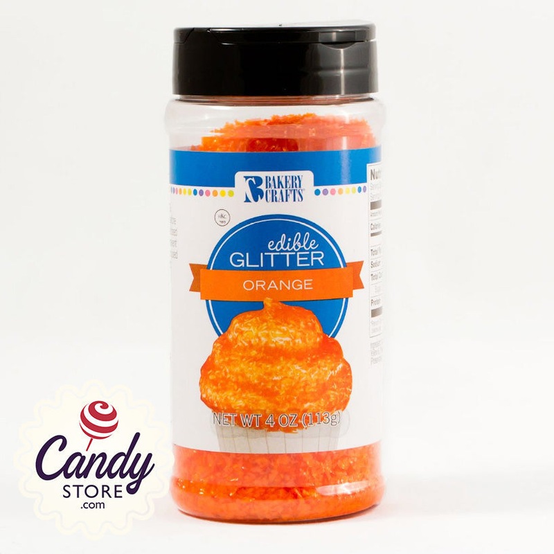 Orange Edible Glitter – 4oz