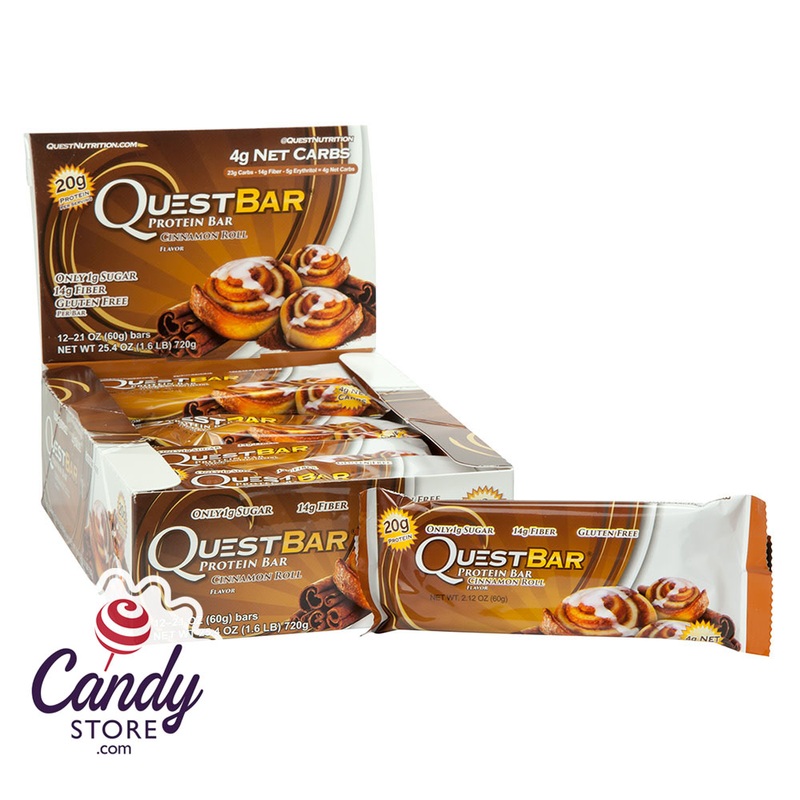 Quest Bars Cinnamon Protein 2.1oz – 12ct