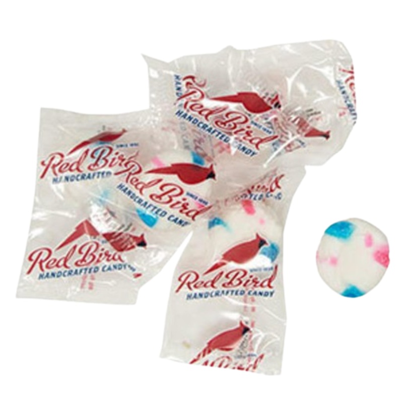 Red Bird Cotton Candy Puffs 3 lb Bulk Bag