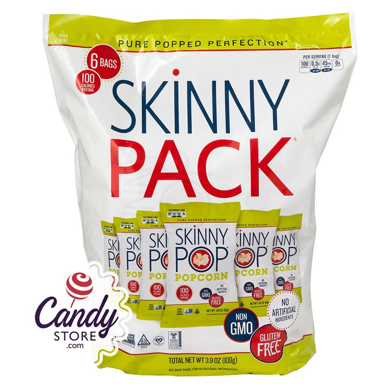 Skinnypop Skinny Pack Popcorn 6-Piece Bags – 10ct