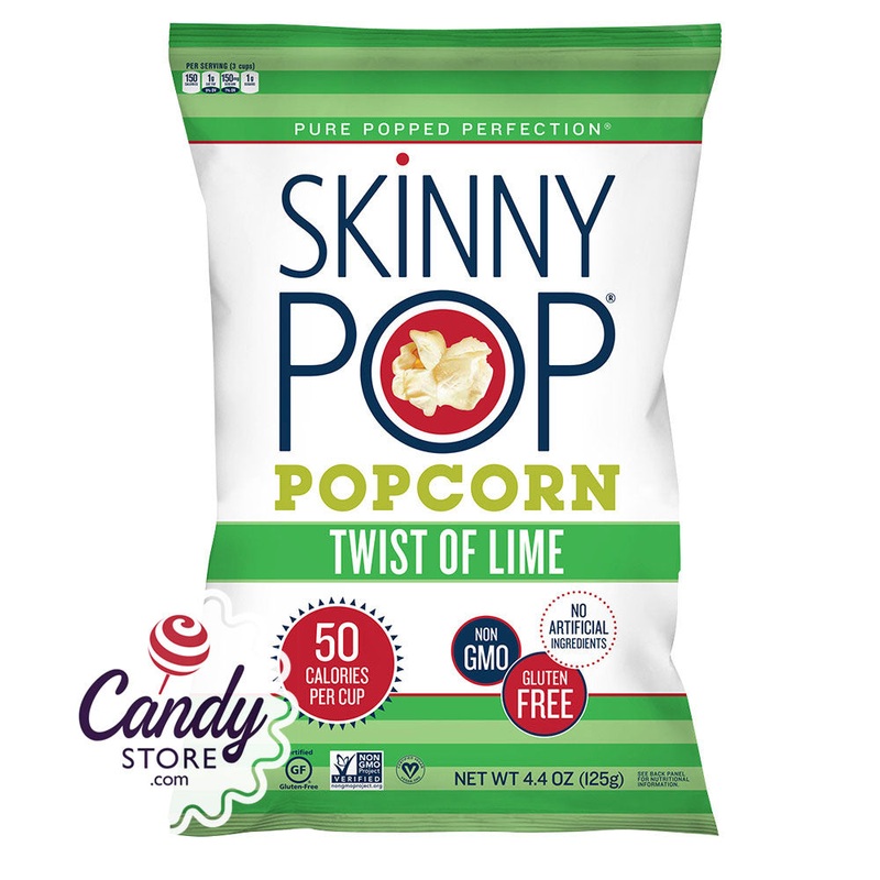 Skinnypop Twist Of Lime Popcorn 4.4oz Bags – 12ct