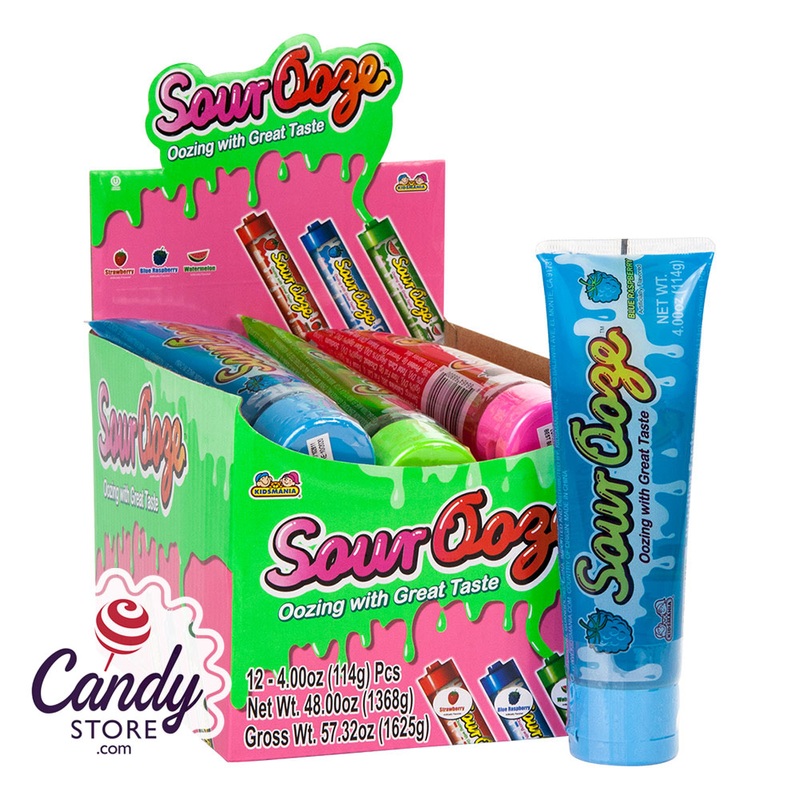 Sour Ooze Tube Squeeze Pop 4oz – 12ct