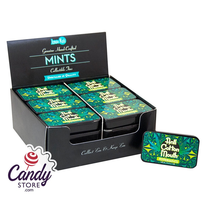 After Cotton Mouth Peppermint Mints .56oz Tins – 24ct