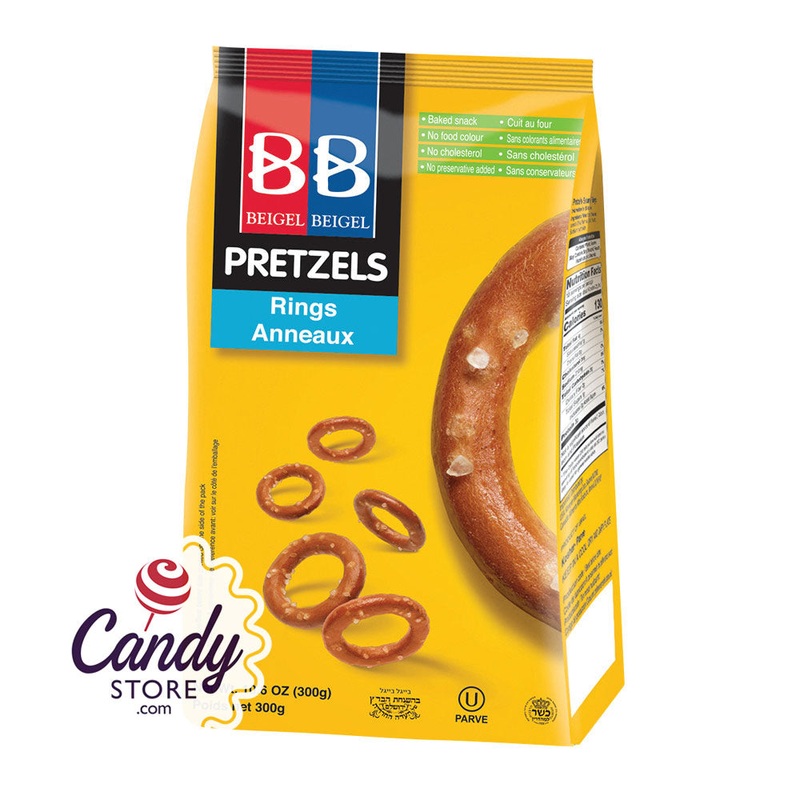 B&B Pretzel Rings 10.6oz Pouch – 12ct