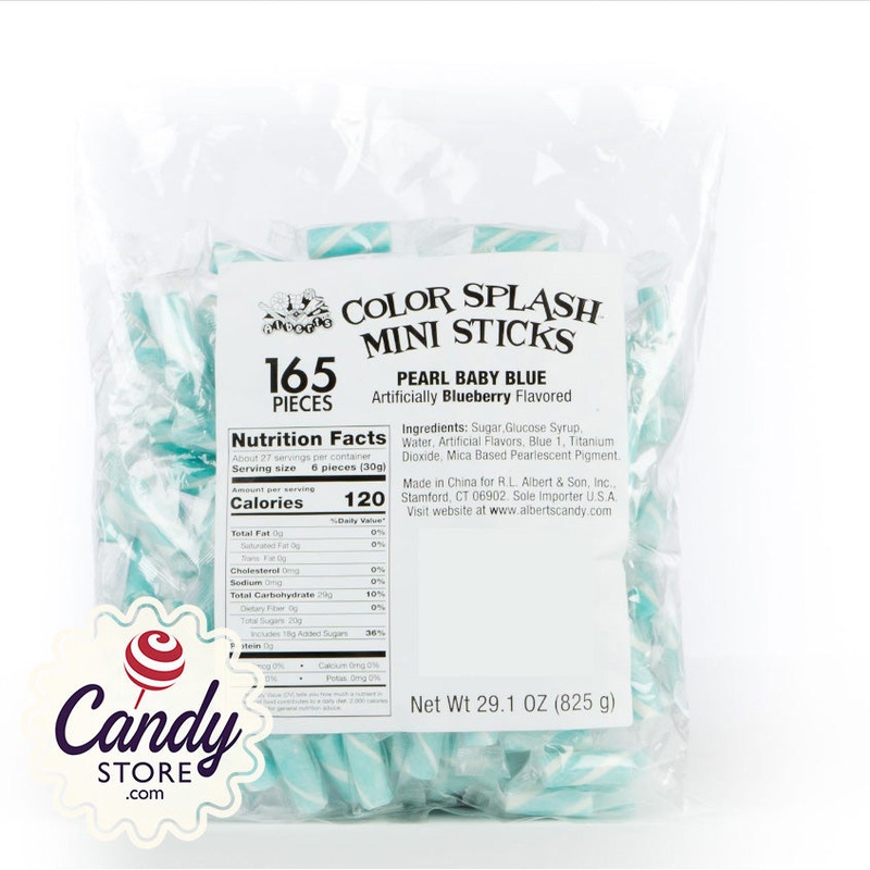 Blue Mini Candy Sticks Color Splash – 165ct