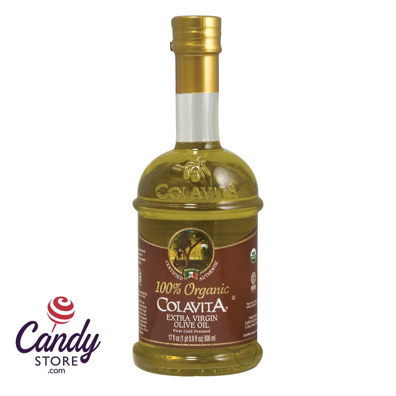 Colavita Organic Extra Virgin Olive Oil 17oz Bottle – 6ct