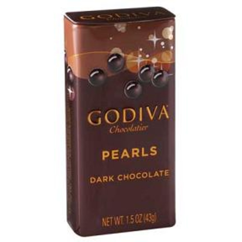 Dark Chocolate Godiva Pearls – 18ct
