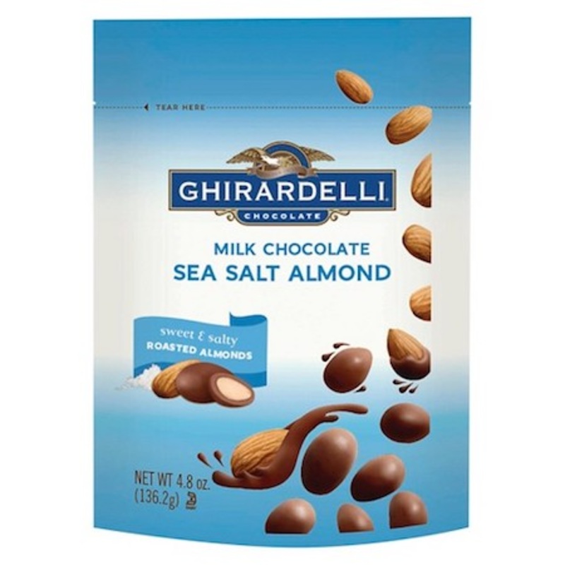 Ghirardelli Milk Chocolate Sea Salt Almond Bags – 6ct