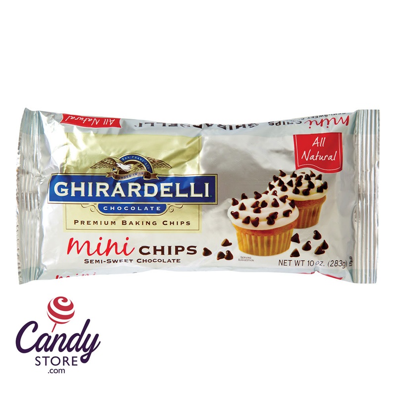 Ghirardelli Mini Semi-Sweet Baking Chips 10oz Bag – 12ct