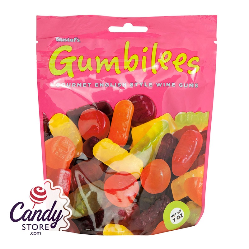 Gustaf’s Gumbilees Wine Gums 7oz Pouch – 12ct