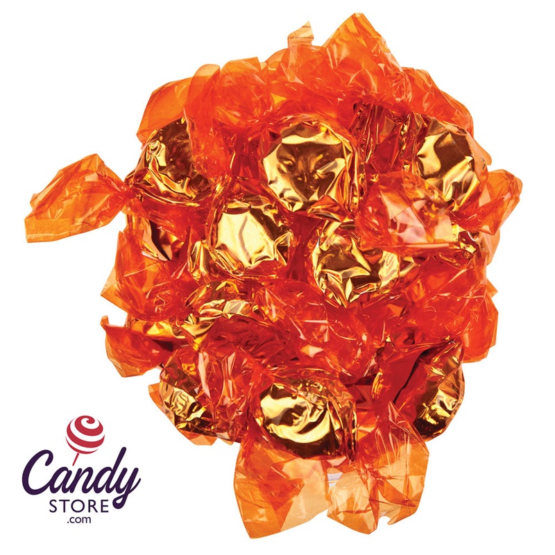 Hillside Sweets Wrapped Orange Hard Candy – 5lb