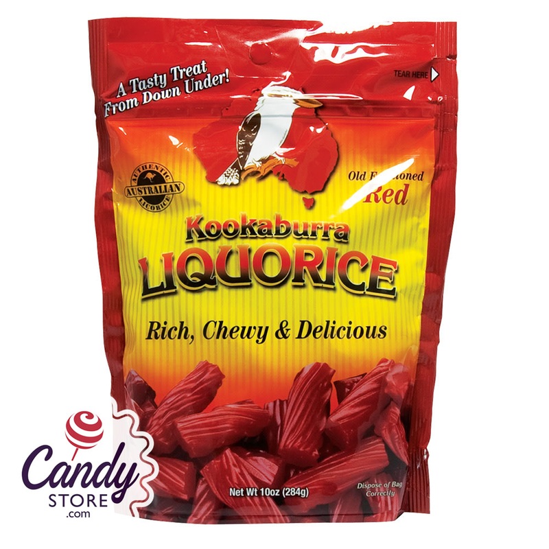Kookaburra Red Liquorice 10oz Pouch – 12ct