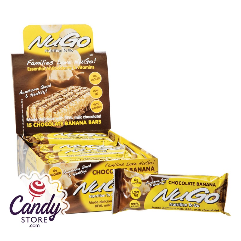 Nugo Banana Chocolate Protein Bar 1.76oz – 15ct