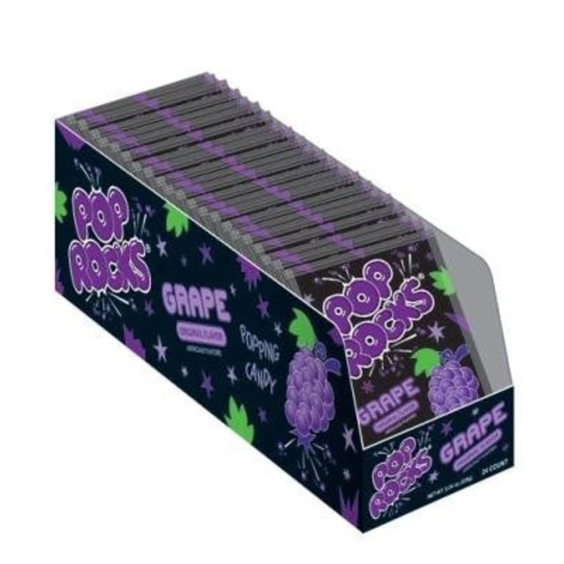 Pop Rocks Grape Candy Packs – 24ct Box