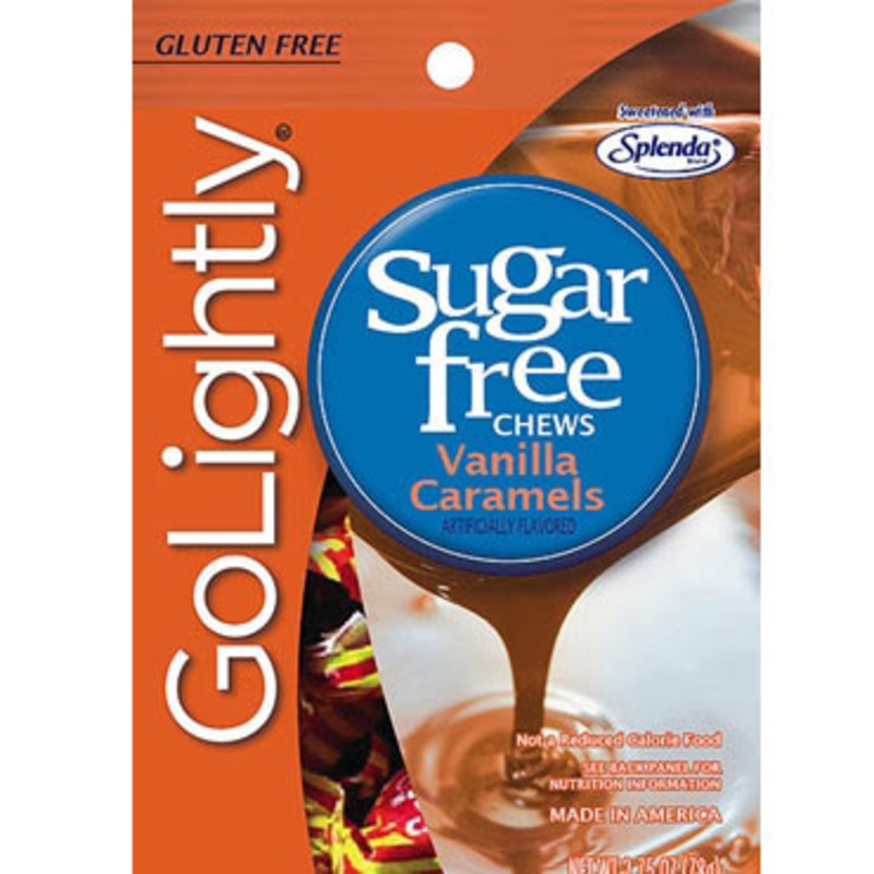 Sugar Free Vanilla Caramel Chews Peg Bags – 12ct