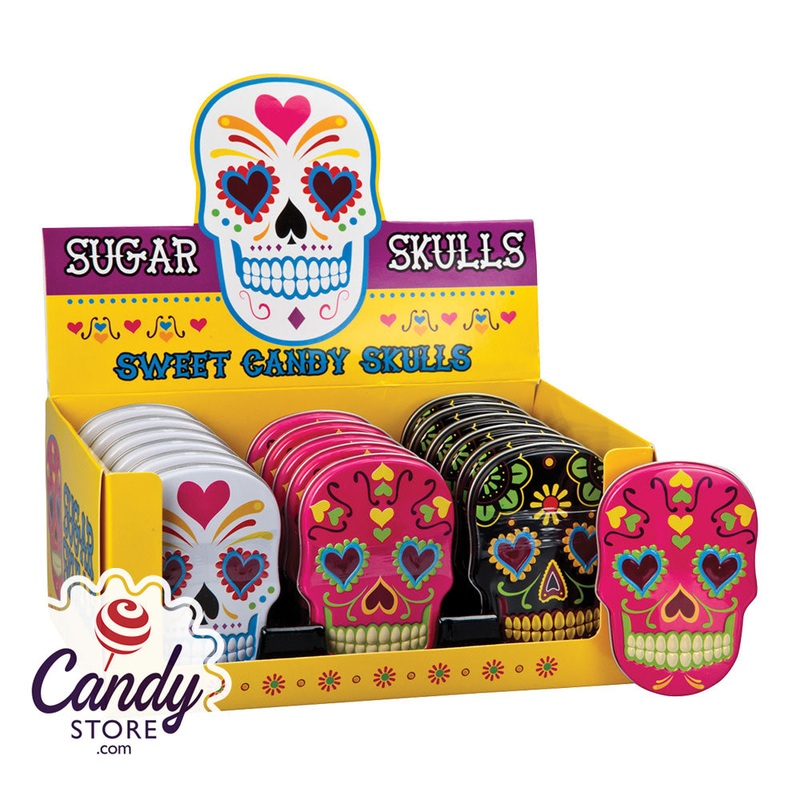 Sugar Skulls Sweet Candy Dia del los Muertos Skulls – 18ct