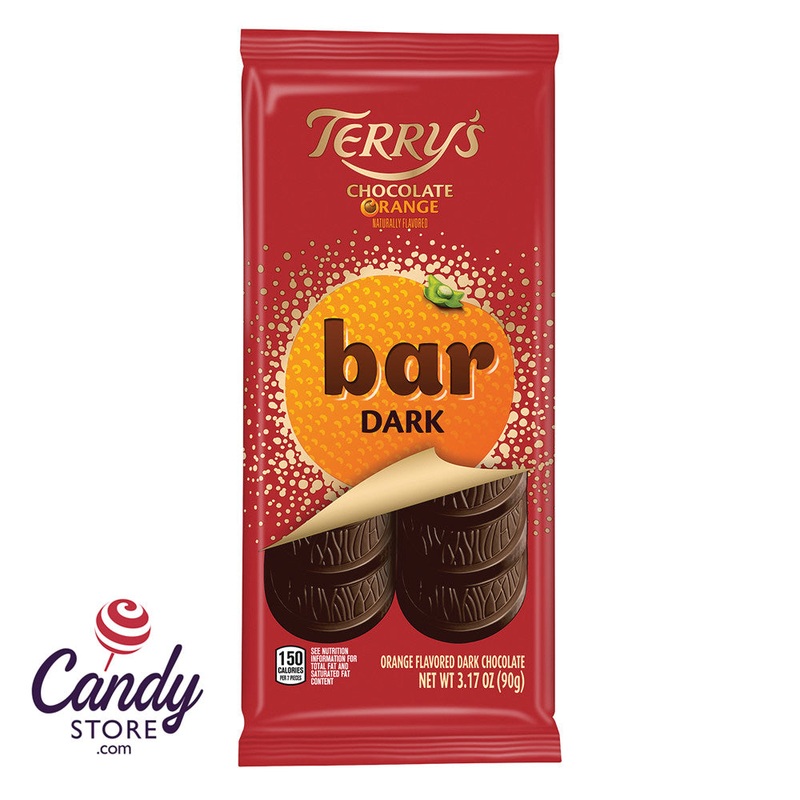 Terry’s Chocolate Orange Dark Chocolate Bars – 10ct
