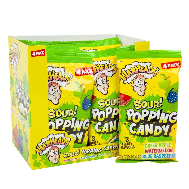Warhead Sour Popping Candy – 12ct
