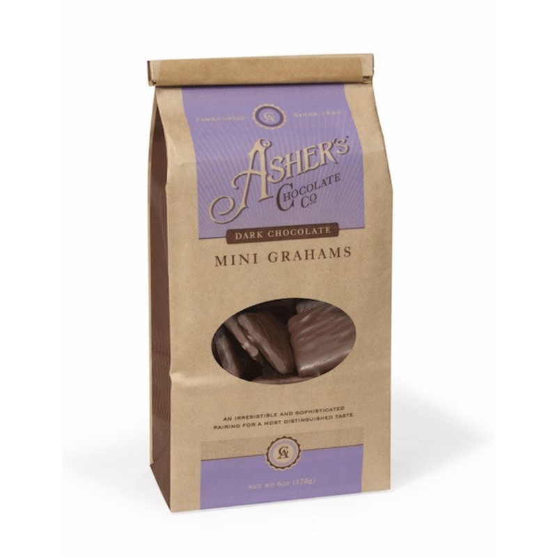 Asher’s Dark Chocolate Mini Grahams Coffee Bags – 12ct