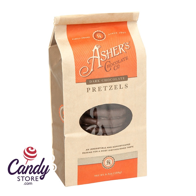 Dark Chocolate Pretzels by Asher’s – 12ct