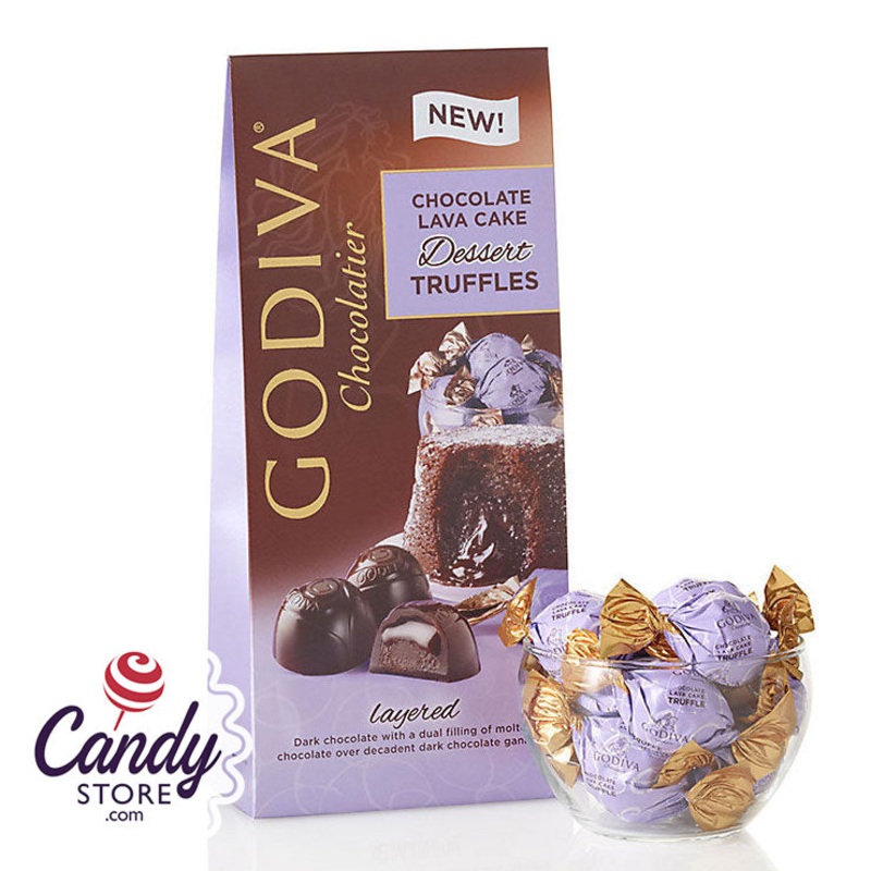 Godiva Chocolate Lava Cake Dessert Truffles Bags – 6ct