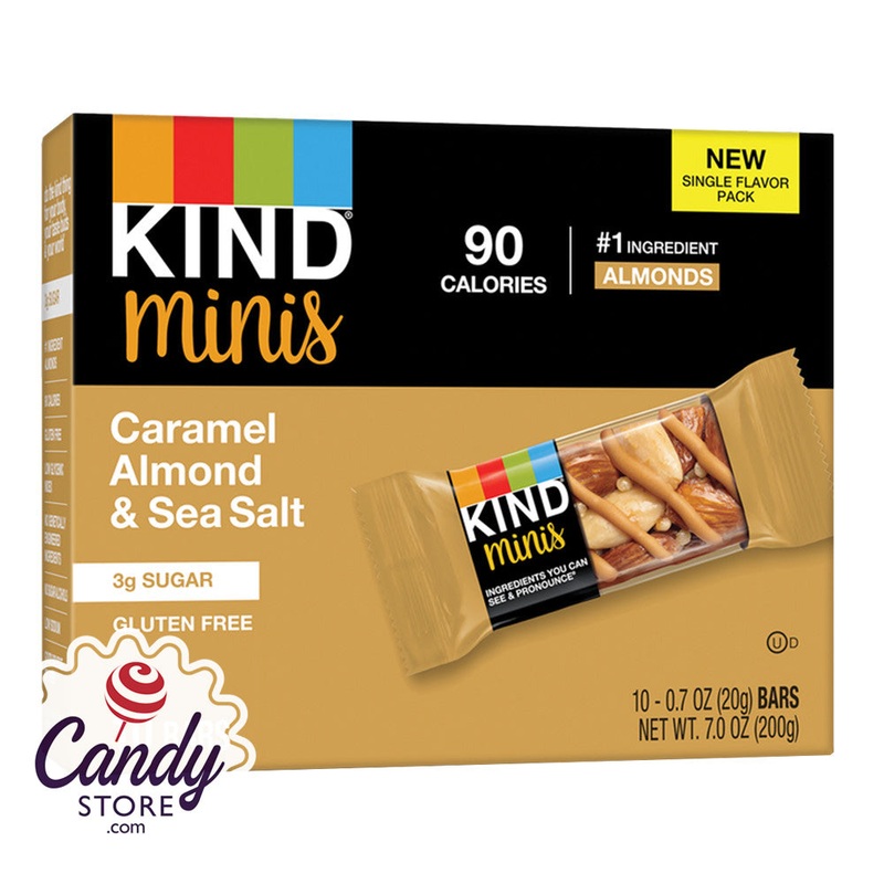 Kind Minis Caramel Almond Seasalt 10ct 7oz – 8ct