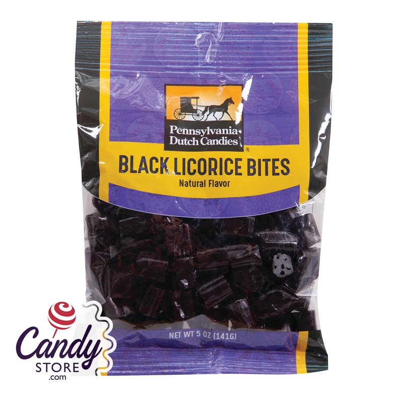 Licorice Bites Black – 12ct Peg Bags
